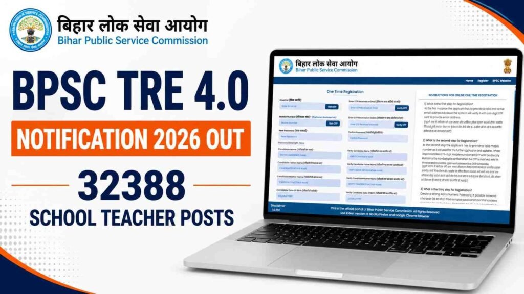 BPSC TRE 4.0 Notification 2026